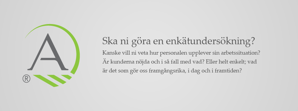 Ska ni göra en undersökning